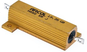 HS50 5R J, 5 50W Wire Wound Chassis Mount Resistor HS50 5R J ±5%