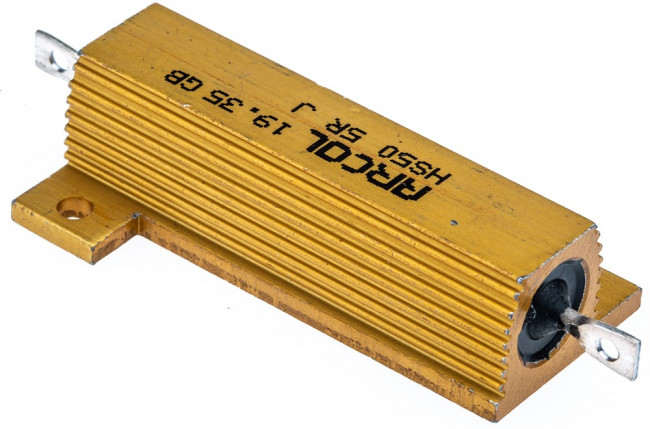 HS50 5R J, 5 50W Wire Wound Chassis Mount Resistor HS50 5R J ±5%