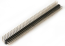 ZL310-2X40P, Штыревая планка, штыревой, "папа", PIN: 80, угловой 90°, 2мм, THT