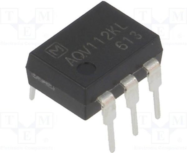 AQV112KL, Реле: полупроводниковое, Iупр.макс: 50мА, 500мА, макс.60ВAC, 2Ом