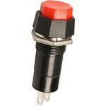 PBS14A, кнопка с фиксацией ON-(OFF) 250B 1A красная