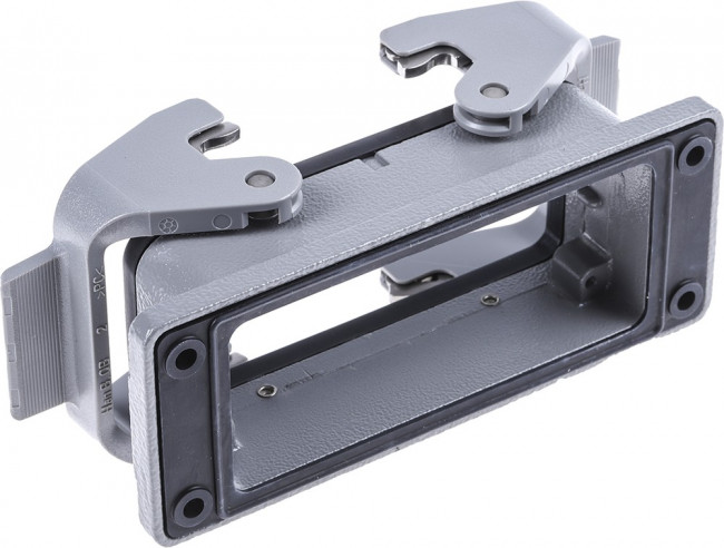 09300161301, Heavy Duty Power Connectors Han 16B-Base Panel 2 Levers IP67