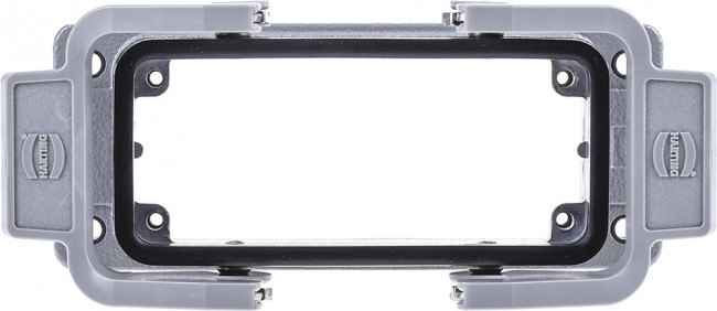 09300161301, Heavy Duty Power Connectors Han 16B-Base Panel 2 Levers IP67