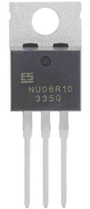 ESNU06R10, полевой транзистор (MOSFET), N-канал, 60 В, 58 А, 7.5 мОм, TO-220