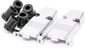 40-9709HMG, HOUSING, D-SUB, DE-9, METAL