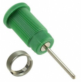 CT2906-5, Test Plugs &amp; Test Jacks 4mm Safety Jack LongPin-Panel,Green