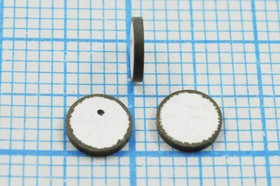 Пьезоэлемент ультразвуковой, размер 5.0x 0.8, форма диск, частота 2.55МГц, марка материала PZT41, мо Пьезоэлемент ультразвуковой, размер 5.0x 0.8, форма диск, частота 2.55МГц, марка материала PZT41, мо