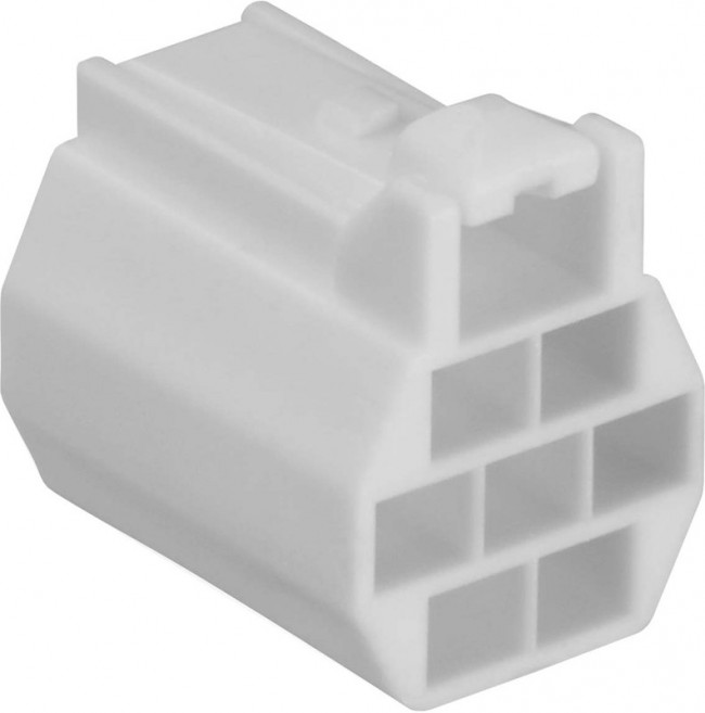 DF62C-7S-2.2C-11, Разъем: провод-провод, DF62, вилка, "мама", без контактов, PIN: 7