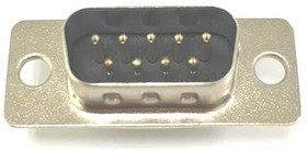 9 Way Panel Mount D-sub Connector Plug, 2.77mm Pitch
