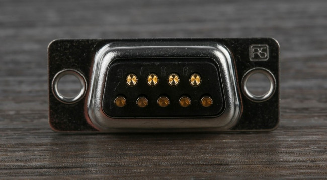 9 Way Panel Mount D-sub Connector Plug, 2.77mm Pitch