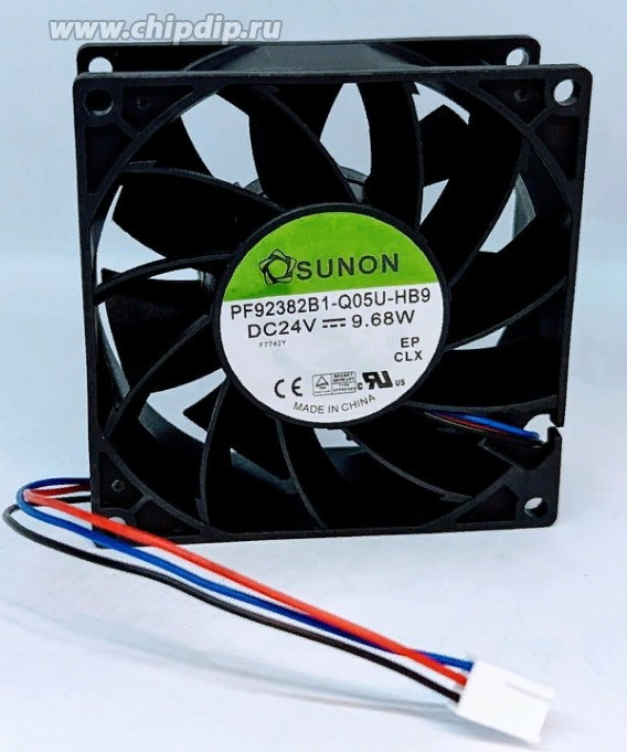 Вентилятор Sunon PF92382B1-Q05U-HB9 DC 24V 9.68W 92x38 3pin