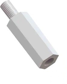 NTS-37, Standoffs &amp; Spacers Standoff,Thrd Fem/ML,Nat,37.1MM Spc, Standoff,Thrd Fem/ML,Nat