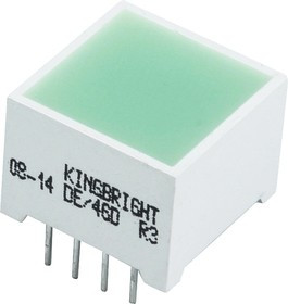 DE/4GD, Полоса световая зеленая 15х15мм 52мКд