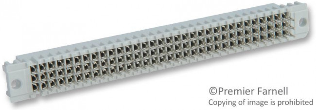 535032-4, Разъем DIN 41612, Серия Eurocard Type C, 96 контакт(-ов), Гнездо, 2.54 мм, 3 ряда, a + b + c