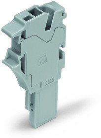 1-wire start module, spring-clamp connection, 0.25-4.0 mm², 1 pole, 24 A, 6 kV, gray, 2022-161 1-wire start module, spring-clamp connection, 0.25-4.0 mm², 1 pole, 24 A, 6 kV, gray, 2022-161