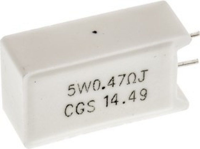 SQMW5R47J, Wirewound Resistors - Through Hole 470 mOhms 5W 300PPM