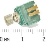 Вибромотор 1.3В, 10000 оборот/мин; № 4361 двиг вибро 1,3В\0,12А\\10000\ 8x10m15\QX-5A01-H\