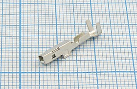 Клемма гнездо 1,8x0,8, 0,3, S0,5-0,8, латунь луженая; №14055 клемма гн 1,8x0,8\0,3\S0,5-0,8\лат луж\\\\