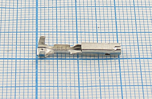 Клемма гнездо 1,8x0,8, 0,3, S0,5-0,8, латунь луженая; №14055 клемма гн 1,8x0,8\0,3\S0,5-0,8\лат луж\\\\