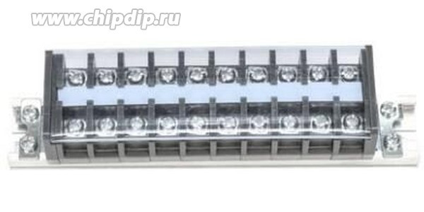 081-18-03, Блок зажимов наборный TD 30А на DIN-рейку 10 пар HLT