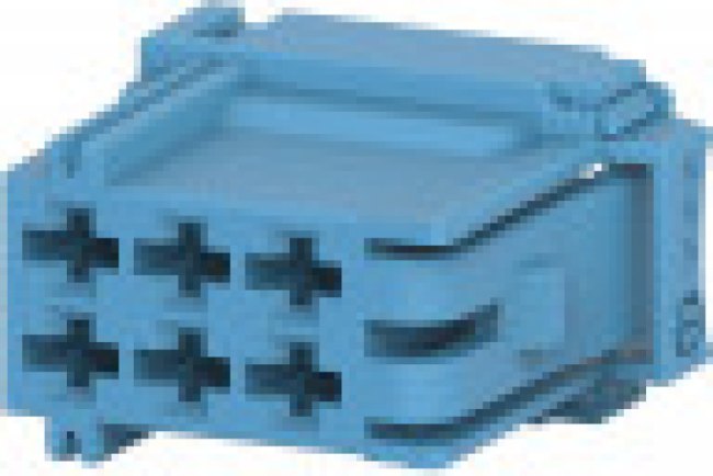 6-968970-1, Automotive Connectors AMP MCP 2.8 HSG 6POS 2.LOCKING