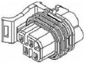 12191757, Automotive Connectors 4P FM CREAM CON ASY MP 150 SERIES 14AMPS