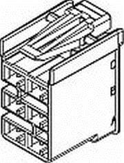 12193930, Automotive Connectors 6P FEMALE BLACK 280 SERIES 30 AMPS