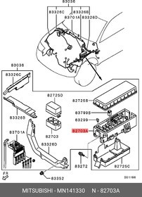 MN141330, Корпус блока реле [ORG]
