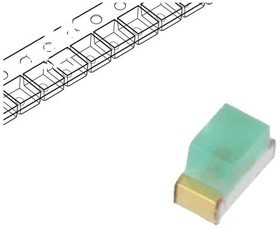 KP-1608SGD, Светодиод, низкой мощности, Зеленый, SMD (Поверхностный Монтаж), 603, 20 мА, 2.2 В, 568 нм KP-1608SGD, Светодиод, низкой мощности, Зеленый, SMD (Поверхностный Монтаж), 603, 20 мА, 2.2 В, 568 нм