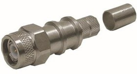 TC-400-TM-X, RF Connectors / Coaxial Connectors TNC Male (plug) crimp (solder-on pin) hex/knurl nut, no braid trim TC-400-TM-X, RF Connectors / Coaxial Connectors TNC Male (plug) crimp (solder-on pin) hex/knurl nut, no braid trim