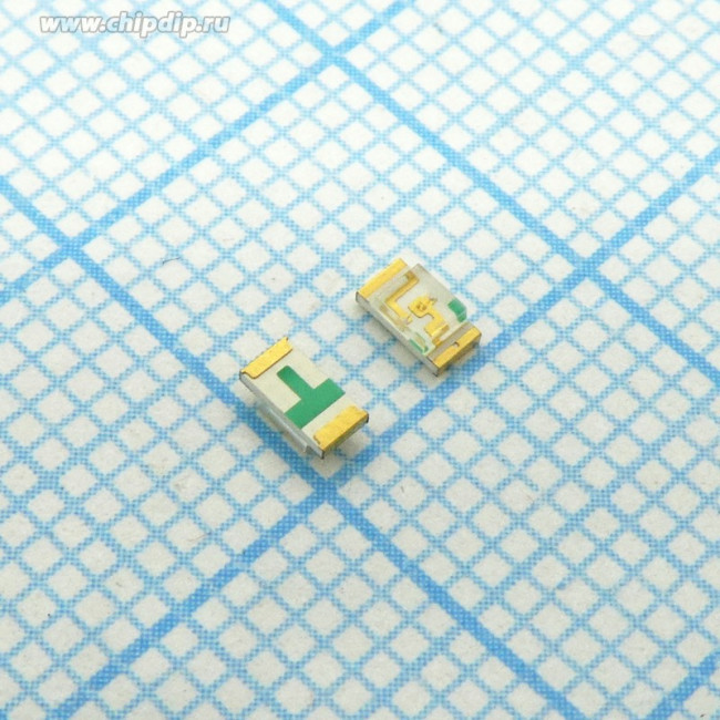 KP-3216QWF-D, Светодиод smd 3,2х1,6мм/белый/ 110-250мкд/желтый флуоресцентный/120°