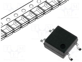AQY210KSJ, Relay SSR 50mA 1.5V DC-IN 0.12A 350V AC/DC-OUT 4-Pin SOP Tube
