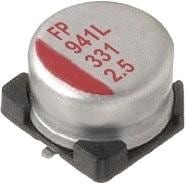 RSL0E331MCN1GB, Cap Aluminum Polymer 330uF 2.5VDC 20% (6.3 X 4.2mm) SMD 0.016 Ohm 3500mA 2000h 105°C RSL0E331MCN1GB, Cap Aluminum Polymer 330uF 2.5VDC 20% (6.3 X 4.2mm) SMD 0.016 Ohm 3500mA 2000h 105°C