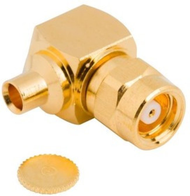 152138, RF Connectors / Coaxial Connectors SMC R/A PL .085 SEMI RIDGED
