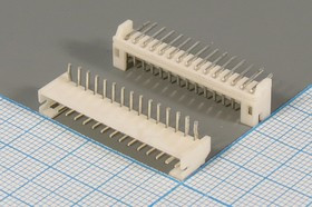 Штекер питания угловой, WB, однорядный, 15 контактов, шаг 2.0, на плату, WB-15R; №9688 штек пит WB\1x15\P2,0\ плат\угл\WB-15R