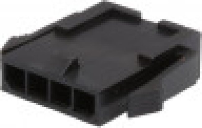 43640-0400, Headers &amp; Wire Housings PLUG PANEL MOUNT 4P SINGLE ROW
