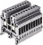 1SNA115486R0300, TERMINAL BLOCK, DIN RAIL, 2POS, 22-12AWG