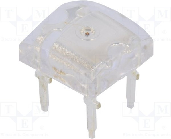 OSY5PAZ4E1D, LED Super Flux; 7.62x7.62mm; yellow; 750?1200mcd; 140°; 50mA