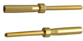 RND 205-01035, Plug Contact, Soldering, Brass, Pack of 100 pieces