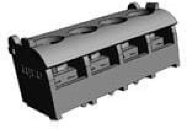 1546927-4, Barrier Terminal Blocks 4P .325 TRI-BARR