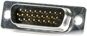 K86X-AD-26P, D-Sub High Density Connectors HD26 M VERT FRMD