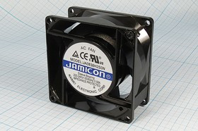Вентилятор 80x80x38, напряжение 220В, ток 0,08А, выводы 2T, подшипник скольжения, JA0838H2S0N JAMICO Вентилятор 80x80x38, напряжение 220В, ток 0,08А, выводы 2T, подшипник скольжения, JA0838H2S0N JAMICO