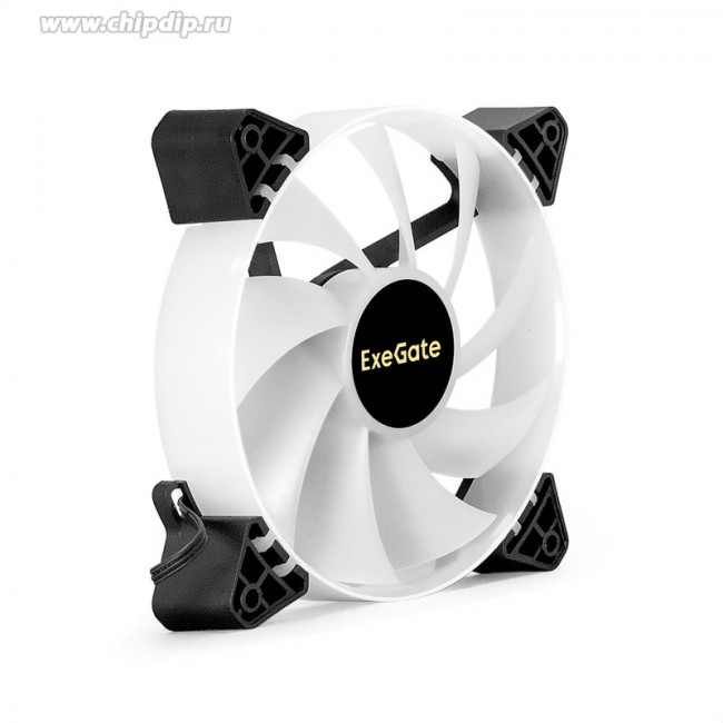 EX295972RUS, Вентилятор 12В DC с подсветкой ExeGate EX12025H6PYH-PWM.ARGB (120x120x25 мм, Hydraulic bearing (гидродинамический), 6pin, 1200R EX295972RUS, Вентилятор 12В DC с подсветкой ExeGate EX12025H6PYH-PWM.ARGB (120x120x25 мм, Hydraulic bearing (гидродинамический), 6pin, 1200R