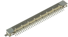 FI-X30SSLA-HF, FI-X Series Right Angle Surface Mount PCB Socket, 30-Contact, 1-Row, 1mm Pitch, Solder Termination