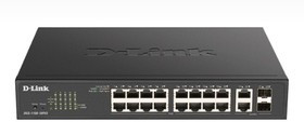 D-Link DGS-1100-18PV2/A3A Настраиваемый L2 коммутатор с 16 портами 10/100/1000Base-T и 2 комбо-портами 1000Base-T/SFP (16 портов PoE 802.3af D-Link DGS-1100-18PV2/A3A Настраиваемый L2 коммутатор с 16 портами 10/100/1000Base-T и 2 комбо-портами 1000Base-T/SFP (16 портов PoE 802.3af