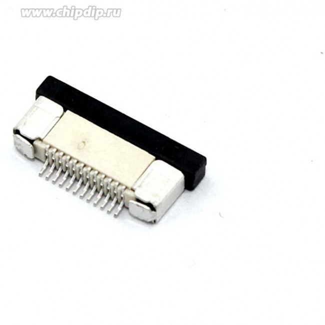 Разъем FPC Half Coverage Bottom Contact 0.5K-BX-12PWB 12 pin высота 2мм шаг 0,5мм