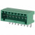 1881503, Pluggable Terminal Blocks 8 Pos 2.5mm pitch Through Hole Header