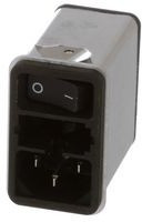 3-107-472, AC Power Entry Modules DD12 PEM WITH FILTER 1A M5