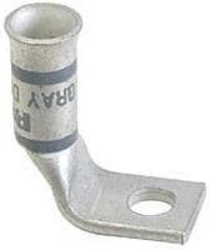 LCAF4-14F-L, Terminals Copp Comp Lug 1 Hole #4 AWG