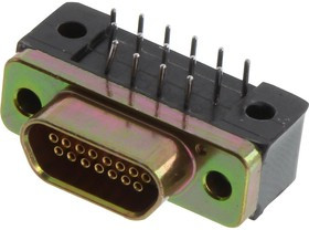MDM-15SCBR-F222, MICRO D SUB CONN, RECEPTACLE, 15POS
